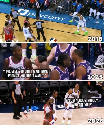 世界杯官网入口-一直不对付！美媒晒图：威少生涯和克里斯·邓恩发生过三次冲突